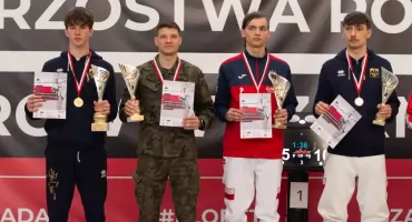Radomszczanin Szymon Wojciechowski mistrzem Polski seniorów w szpadzie