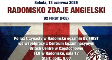 Radomsko Zdaje Angielski 2026. Trzynasta edycja już w czerwcu