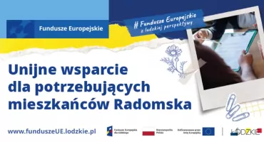 Unijne wsparcie dla potrzebujących mieszkańców Radomska