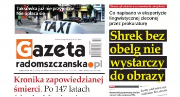 Sprawdź, o czym przeczytasz w najnowszym wydaniu Gazety Radomszczańskiej