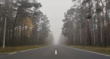 Wypadek w Kolonii Borowiecko. 32-letni motocyklista uderzył w zwierzę, a potem w znak drogowy