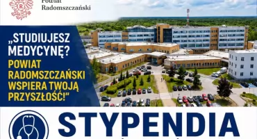 Powiat funduje stypendia dla przyszłych lekarzy. Szansa na 3000 zł miesięcznie i pracę w radomszczańskim szpitalu