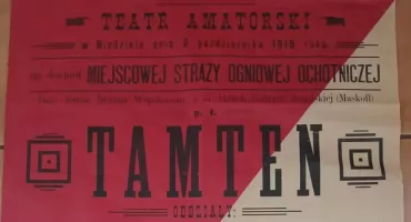 Unikalny afisz teatralny z 1915 roku w muzeum radomszczańskim