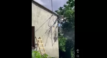 [WIDEO] Pożar w jednym z domów w Wiewiórowie. Wszystkiemu winne zwarcie w instalacji elektrycznej