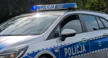 [WIDEO] Kolizja w miejscowości Górka. Kierowca DAF-a zasłabł. Samochód wjechał w ogrodzenie