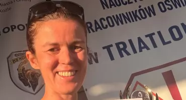 Agnieszka Majchrzak, nauczycielka z Drzewniaka błysnęła formą na Mistrzostwach Polski w triathlonie