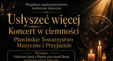 [WIDEO] To będzie wyjątkowy koncert w ciemności w parku w Pławnie. Klimatyczny muzyczny wieczór przy świecach
