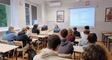 Prawo podatkowe bez tajemnic. Uczniowie „Elektryka” pytali, ekspertka odpowiadała