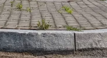 Kobieta najechała na krawężnik i uszkodziła samochód. Przyjechali policjanci i strażacy