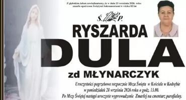 Odeszła Ryszarda Dula, długoletnia skarbniczka gminy Kodrąb. Miała 82 lata