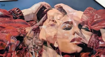 Maciej Szeląg skończył malować mural przy Przedborskiej. Jest efekt wow