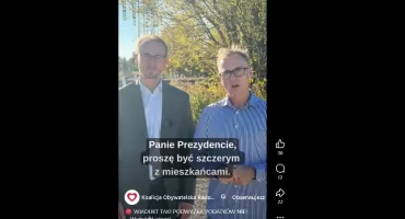 [WIDEO] Dębski i Spólnicki odpowiadają prezydentowi: - Wiadukt tak, podwyżka podatków nie
